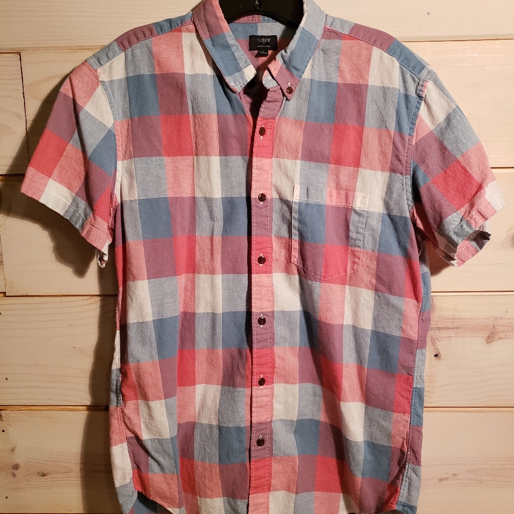 J. Crew S/S button down shirt